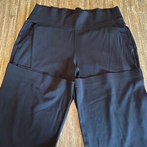 Women’s Athleta Wide Leg Workout Yoga Pants Black, 1X